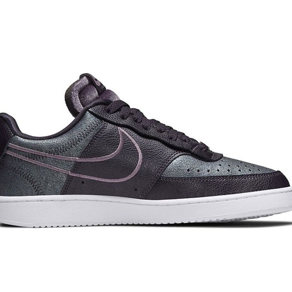 Nike Court Vision Low Basketball Shoes Purple Size 9 - Picture 13 of 14